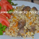 Перловка с сердечками в мультиварке
